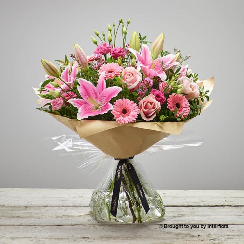 Large Pink Radiance Hand-tied product image