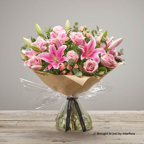 Large Pink Pop Hand-tied product image
