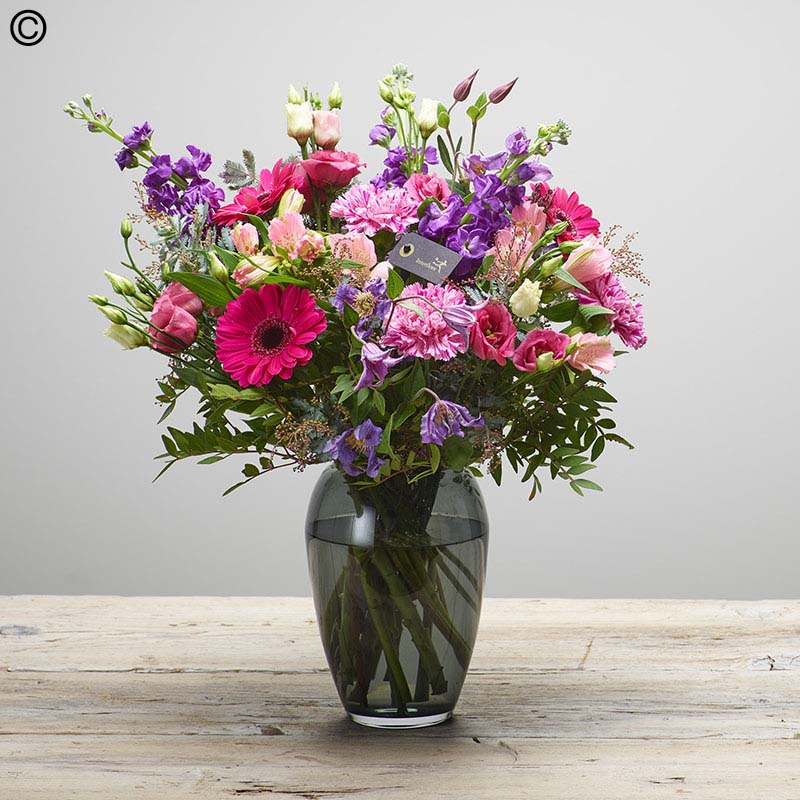 Mixed Blooms In A Vase product image