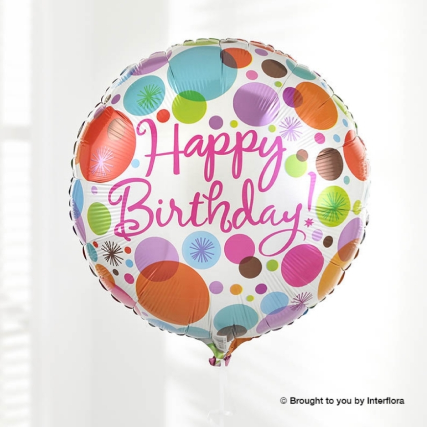 Happy Birthday Balloon And Weight product image