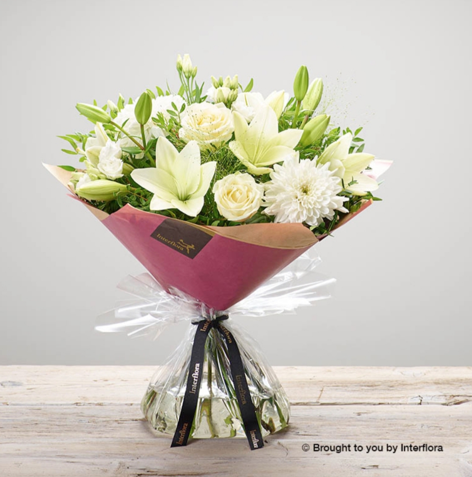 White Passion Handtied - Florist Choice product image