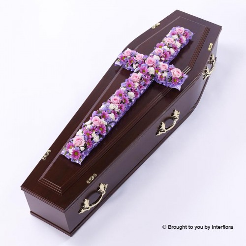 Large Classic Cross - Pink and Lilac product image