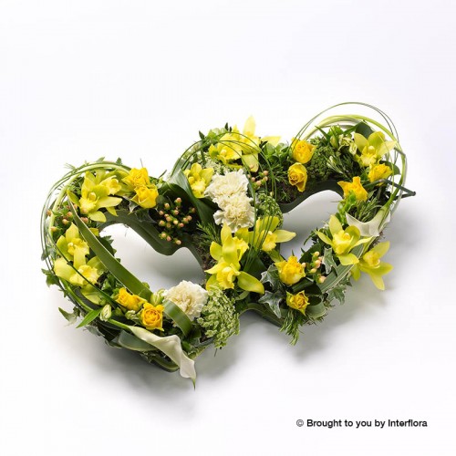 Double Heart Tribute - Yellow product image