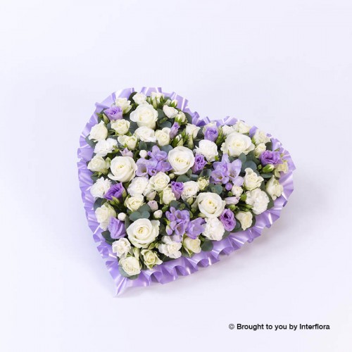 Pastel Heart - Lilac and White product image
