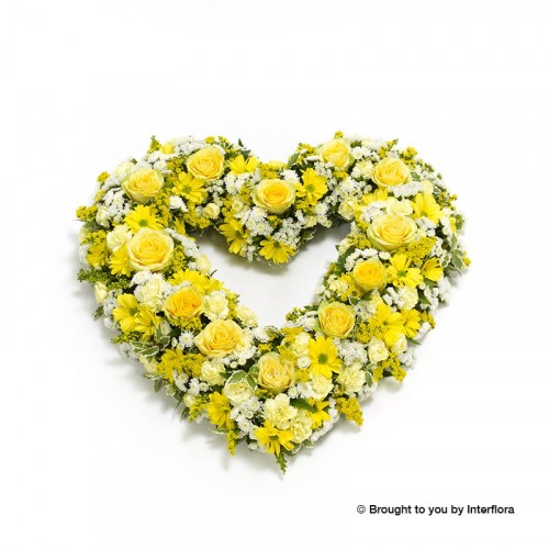 Open Heart - Yellow and White product image