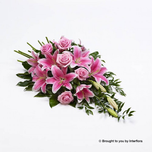 Rose and Lily Spray - Pink product image