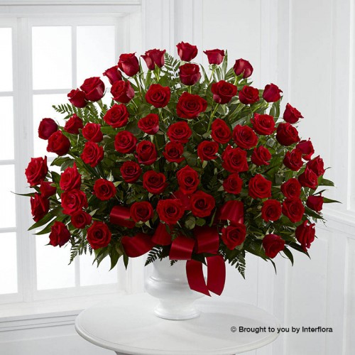 Extra Large Red Rose Service Arrangement product image