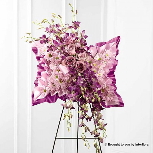 Pink Floral Pillow product image