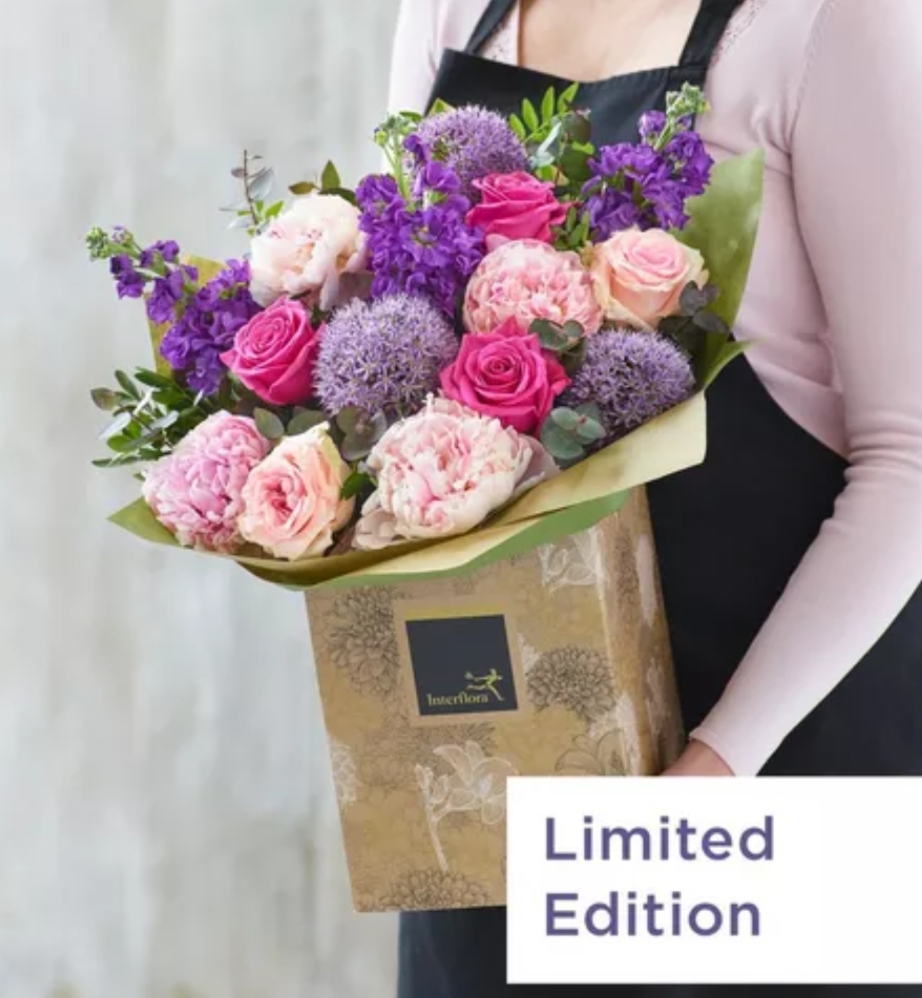 Limited Edition Peony Rose Hand Tied - Florist Choice product image
