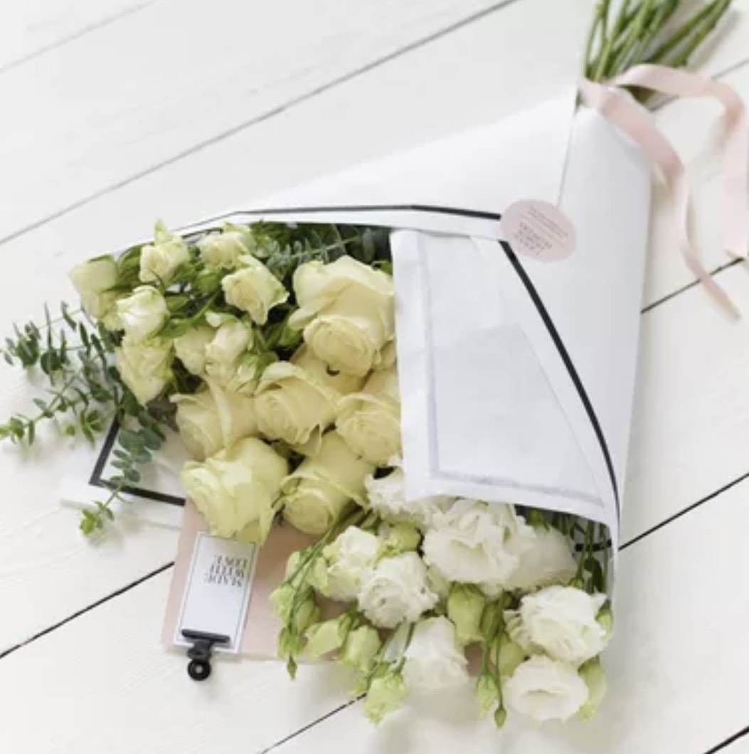 White Flower Wrap Large product image